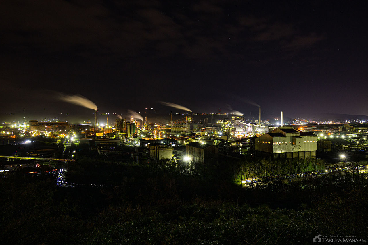 大沢町（国道36号線西側）の夜景スポット写真（3）