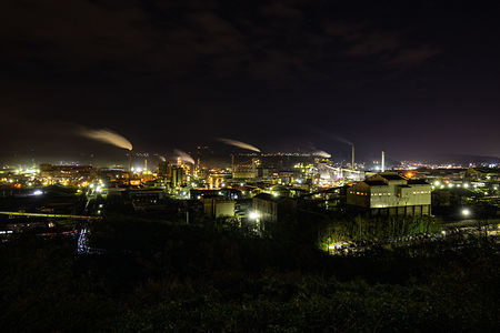 大沢町（国道36号線西側）の夜景スポット写真（3）class=