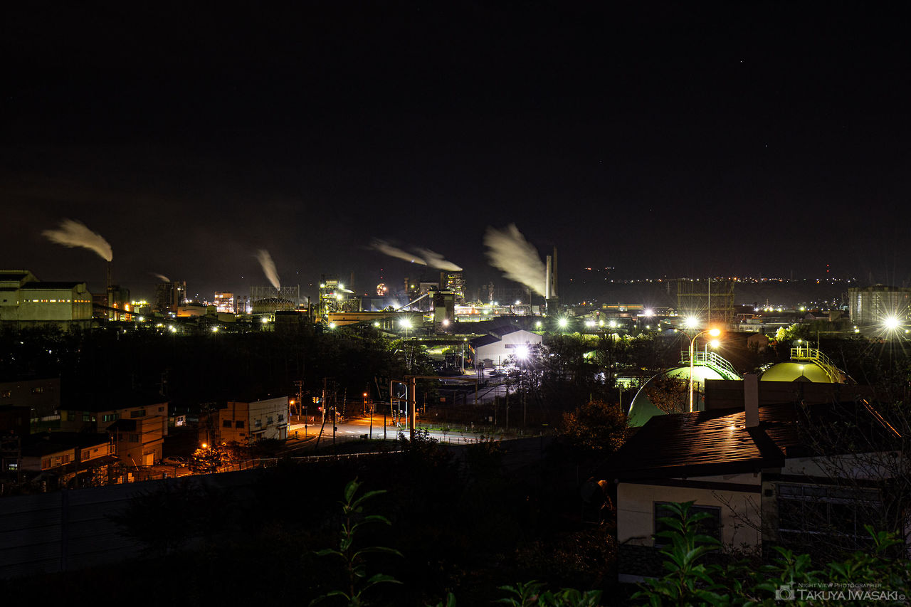 大沢町（国道36号線東側）の夜景スポット写真（1）