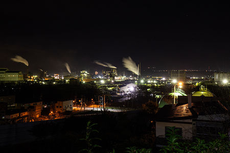 大沢町（国道36号線東側）の夜景スポット写真（1）class=