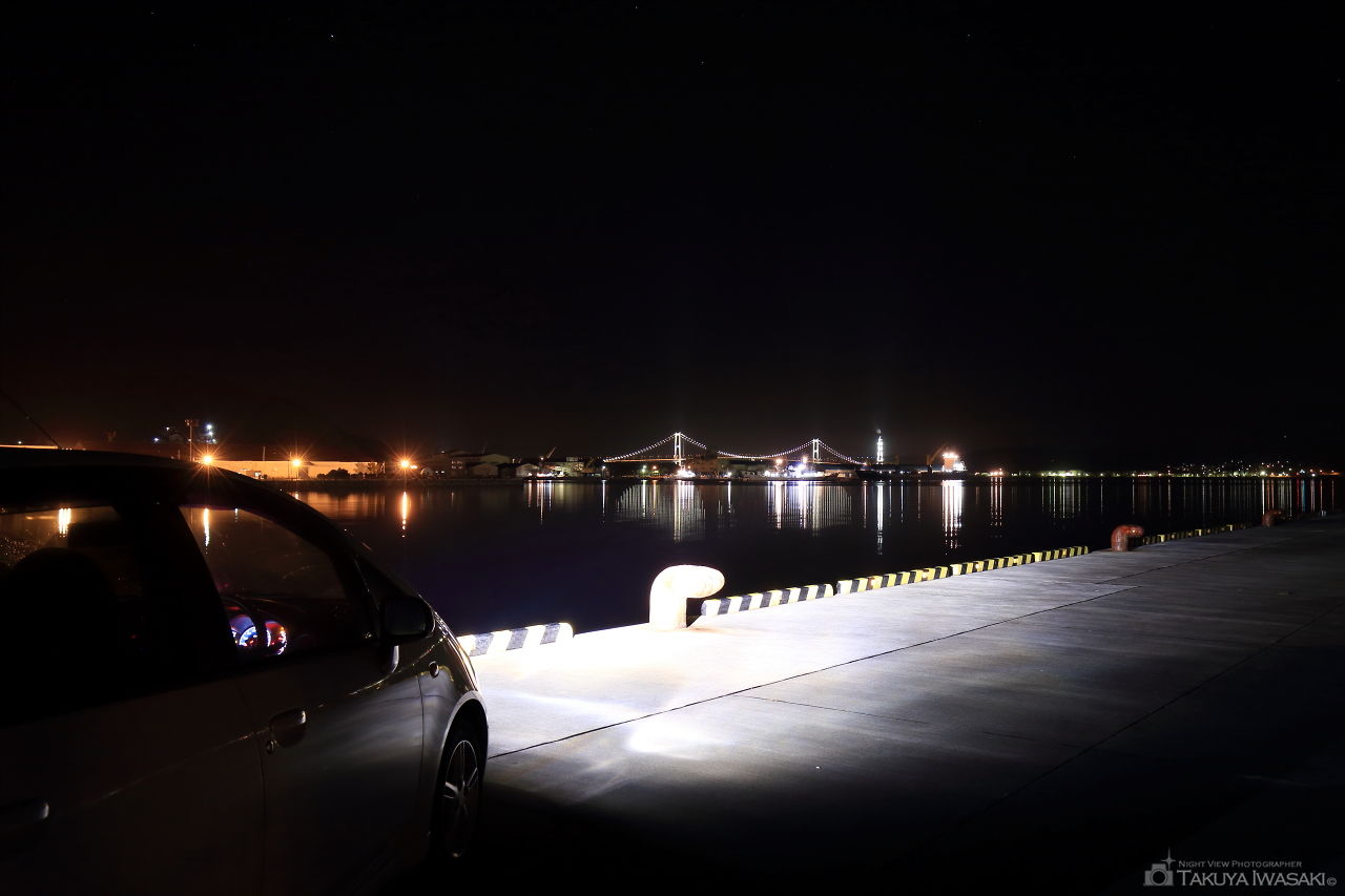 室蘭港フェリー埠頭の夜景スポット写真（3）