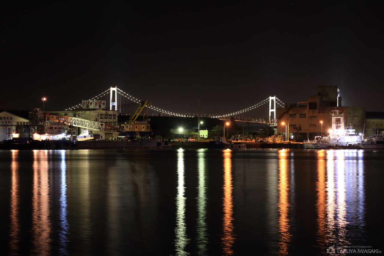 中央埠頭の夜景スポット写真（1）