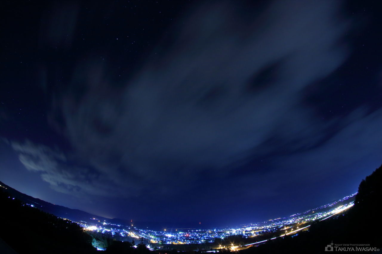 西山公園 展望台の夜景スポット写真（2）