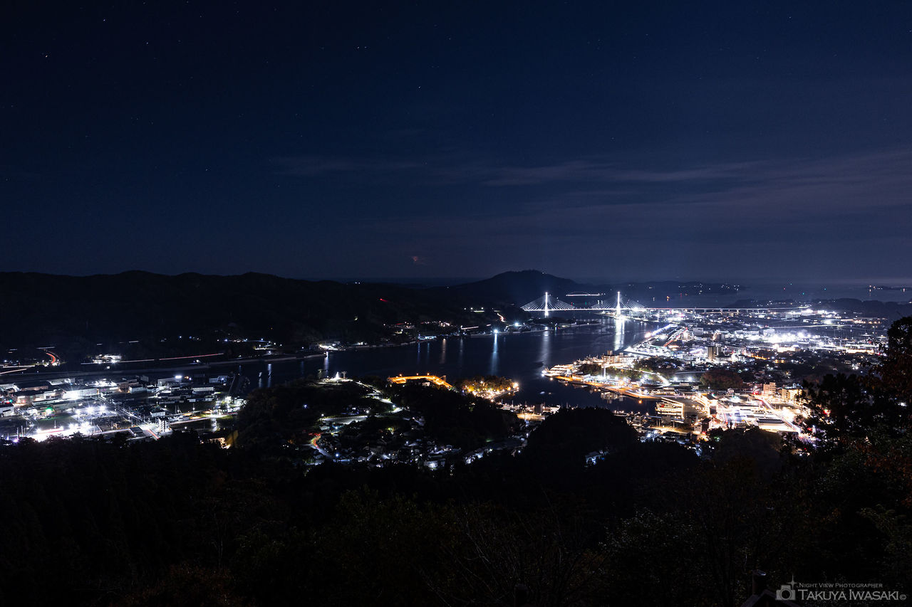 安波山　ほしのてらすの夜景スポット写真（1）