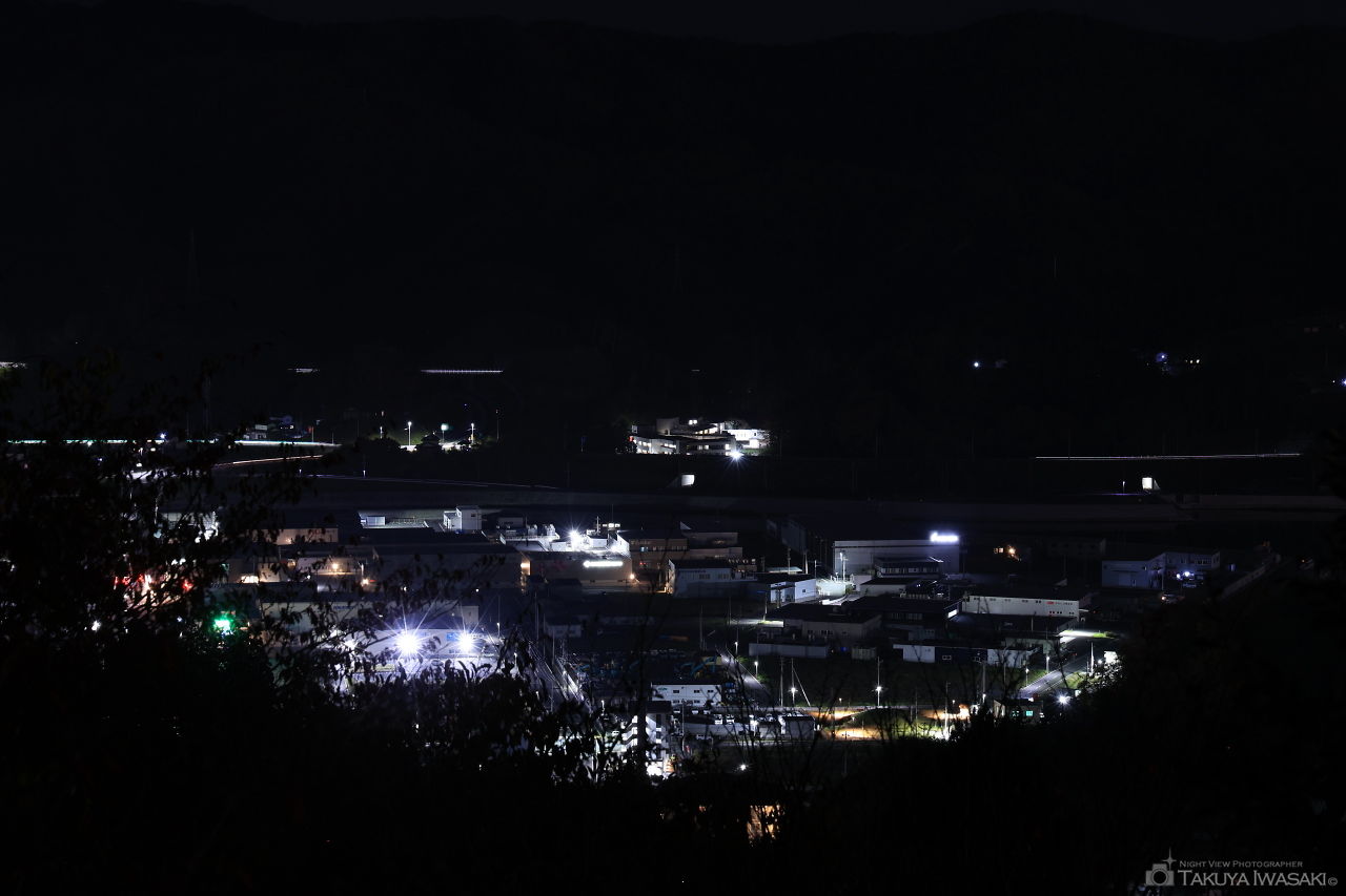 安波山　ひのでのてらすの夜景スポット写真（3）