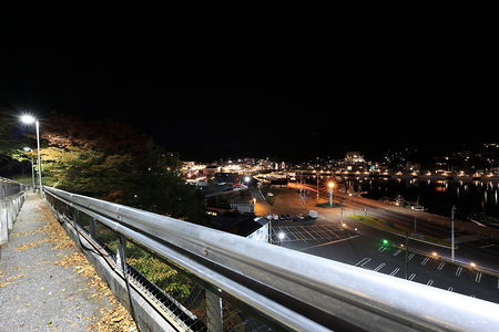 気仙沼プラザホテル前の夜景スポット写真（3）class=