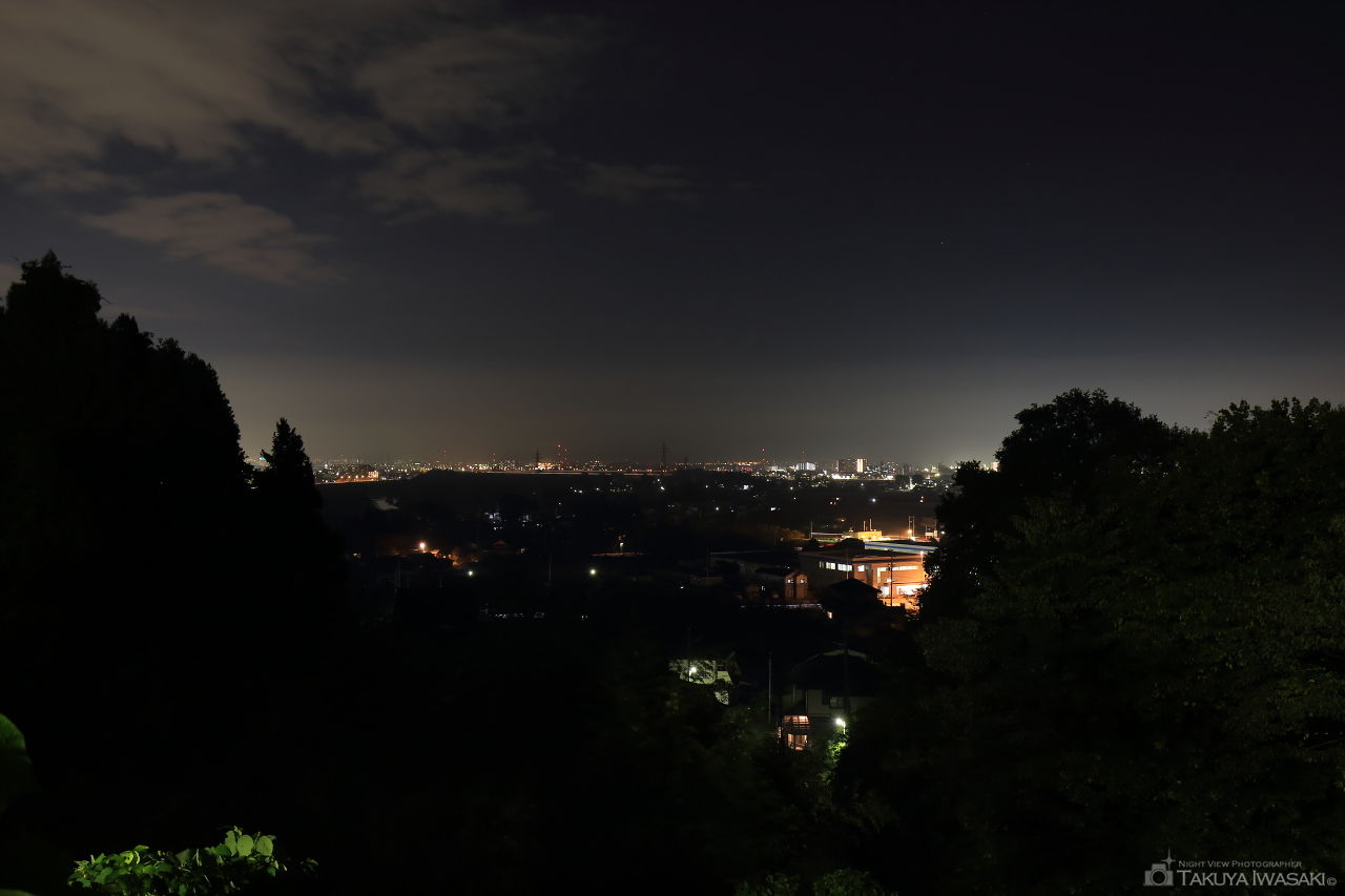 もみじ公園の夜景スポット写真（1）