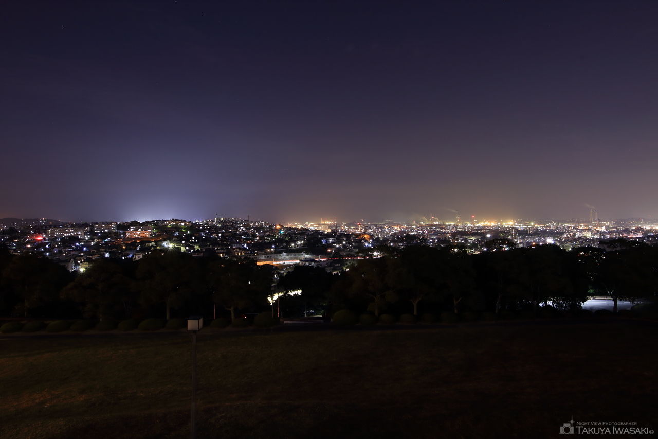 北九州市立美術館 展望デッキの夜景スポット写真（2）