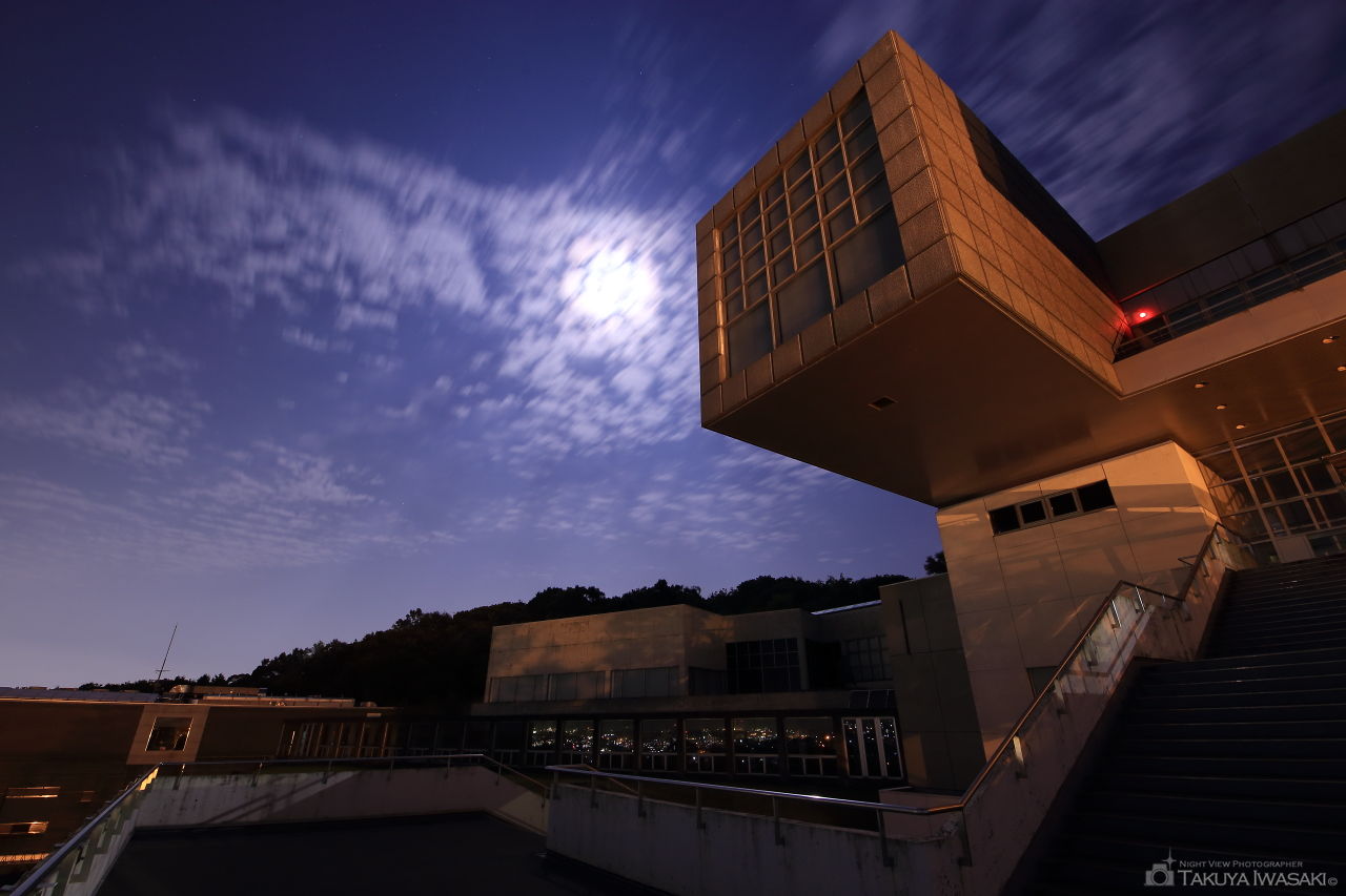 北九州市立美術館 展望デッキの夜景スポット写真（3）