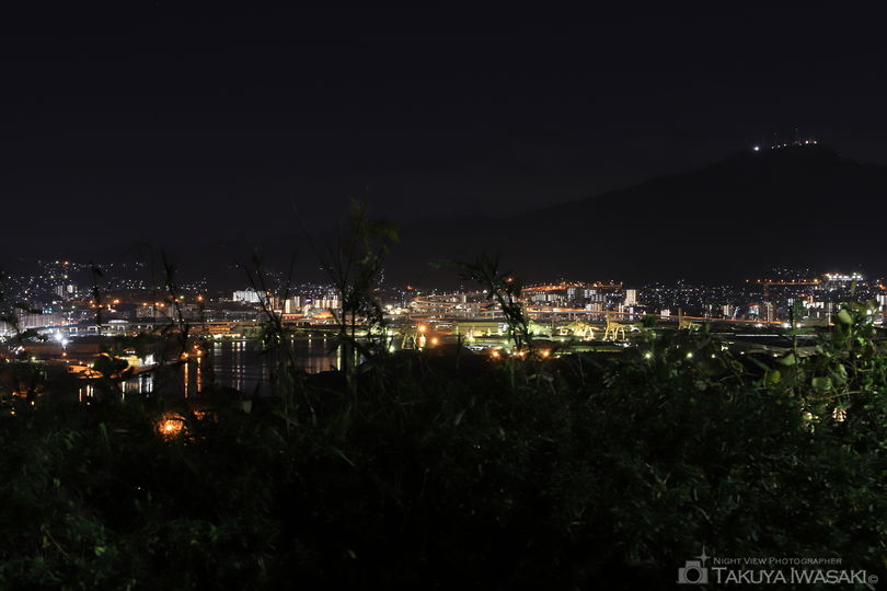火野葦平文学碑の夜景スポット写真（1）