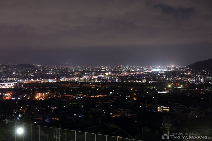 生松台中央公園の夜景スポット写真（2）