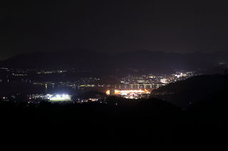 鳴鼓岳自然公園 駐車場の夜景スポット写真（1）class=