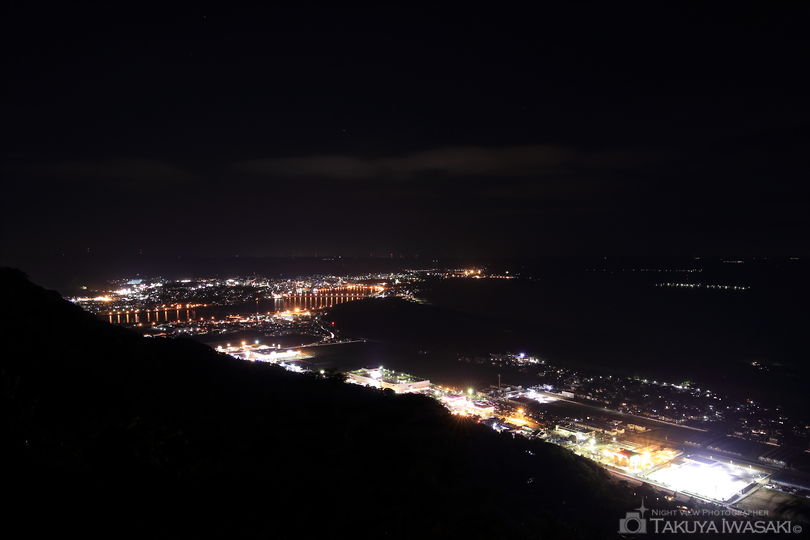 鏡山 ひれふり展望台の夜景スポット写真（1）