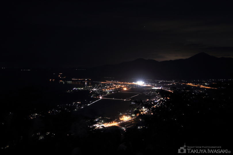 鏡山 ひれふり展望台の夜景スポット写真（2）