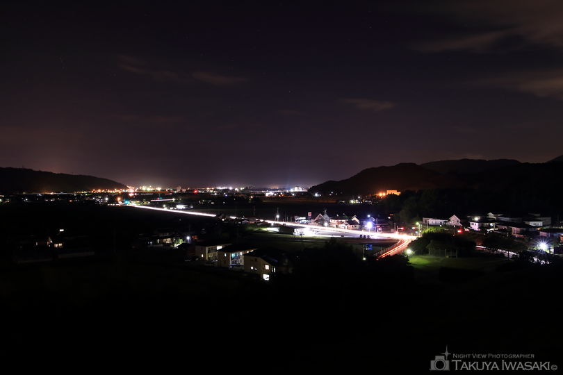 久里双水古墳公園の夜景スポット写真（1）