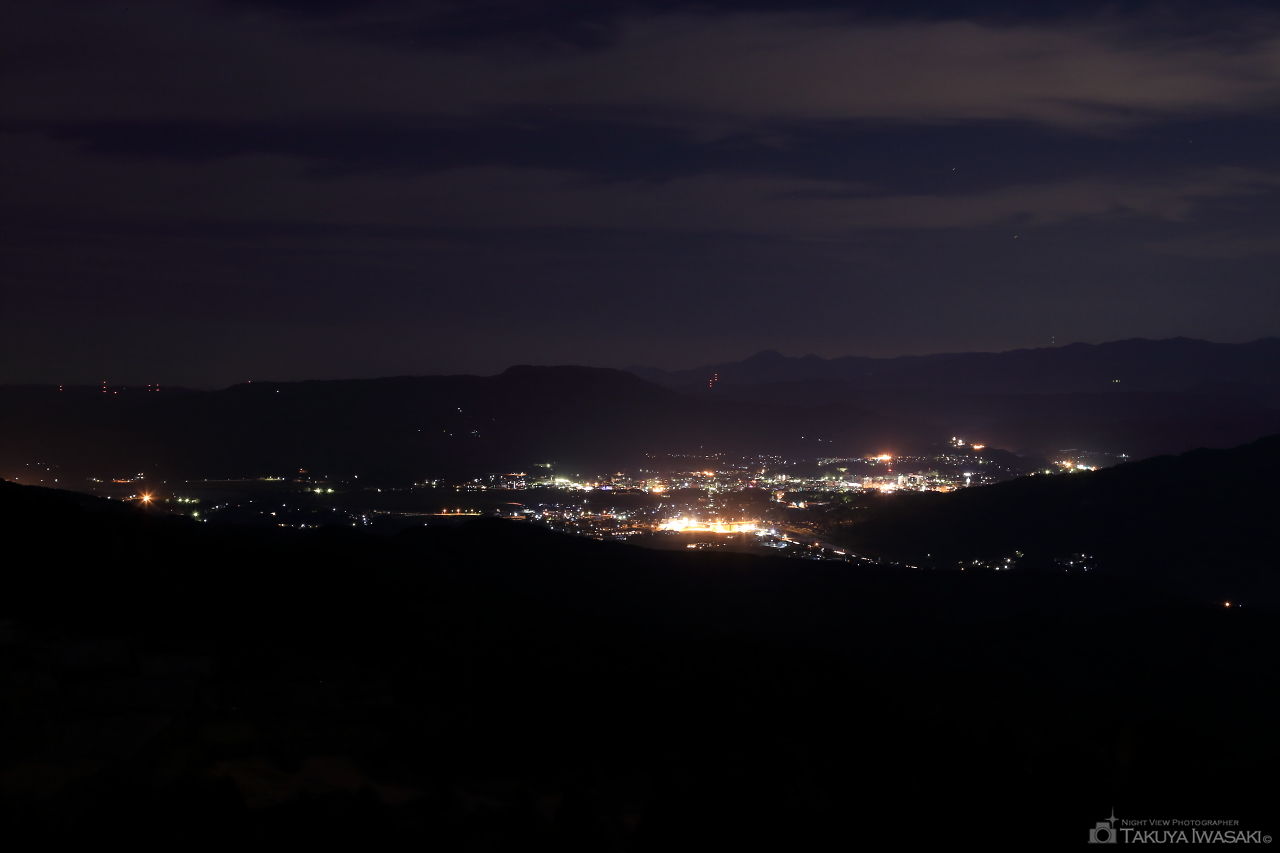 国見棚田公園の夜景スポット写真（1）