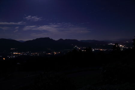 国見棚田公園の夜景スポット写真（2）class=