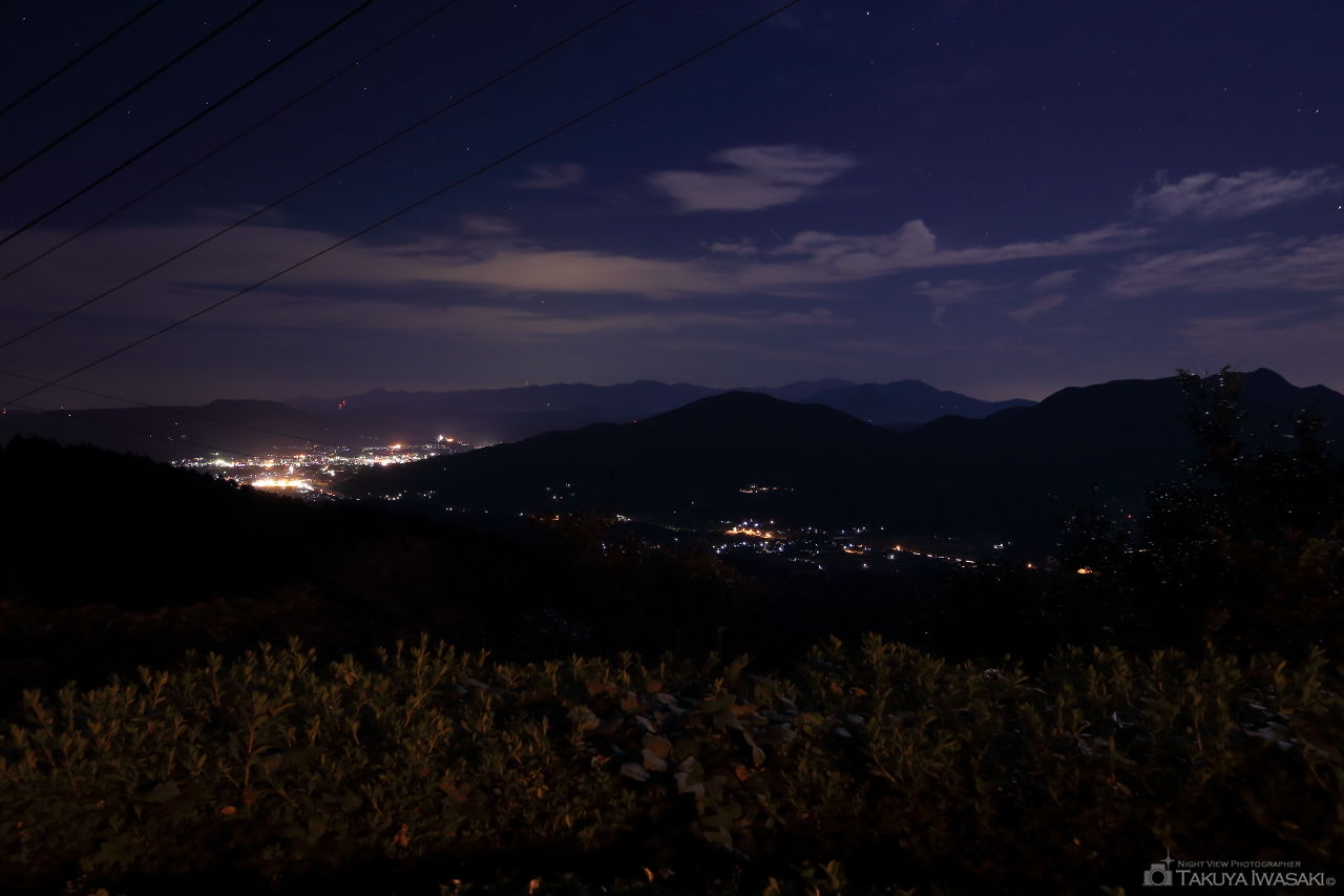 国見道路 展望所の夜景スポット写真（1）