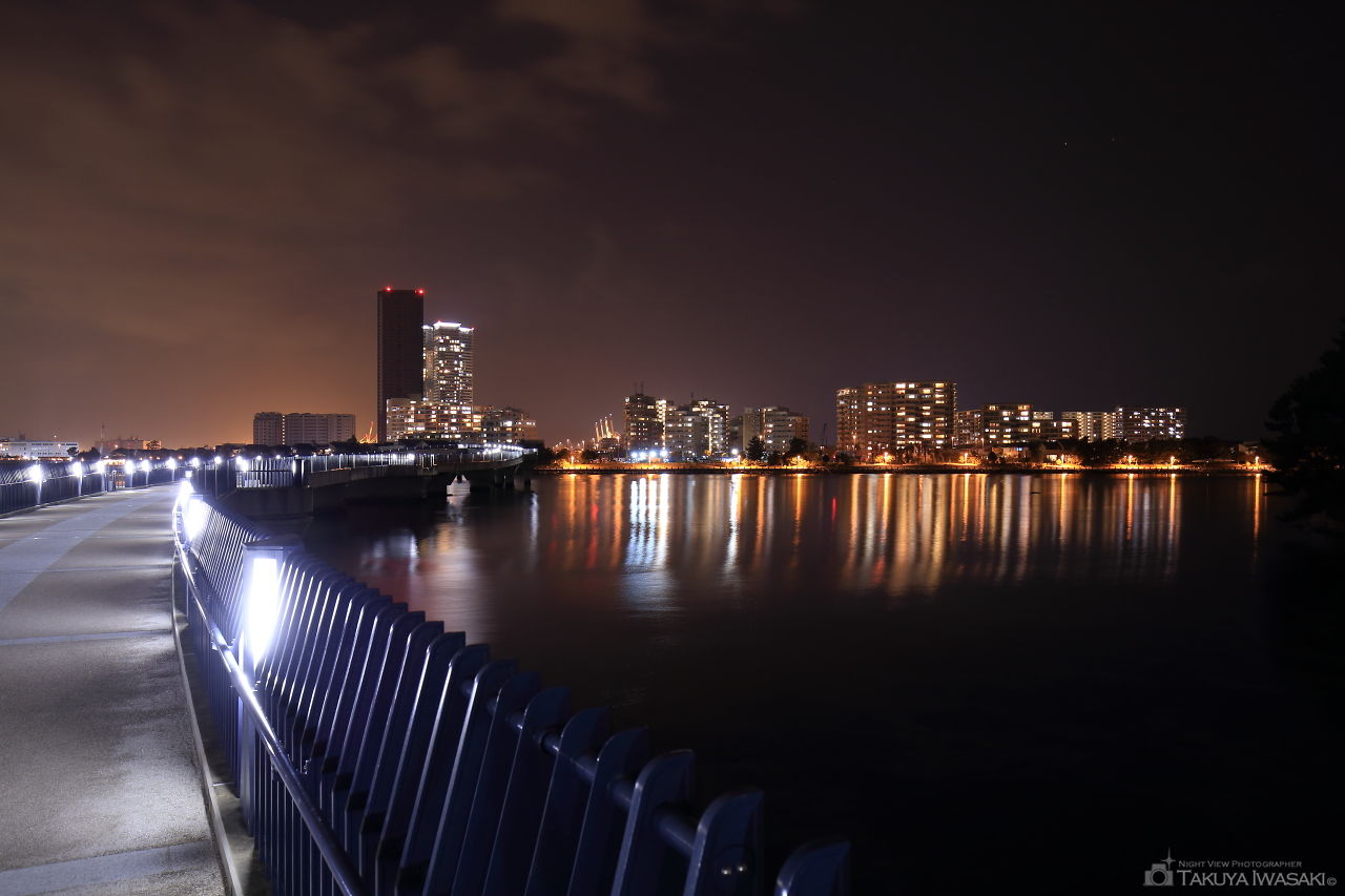 あいたか橋の夜景スポット写真（2）