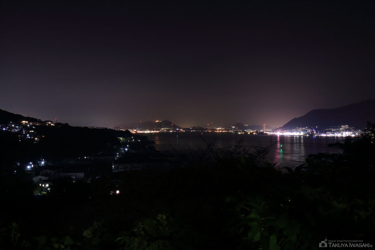 彦島南公園の夜景スポット写真（1）