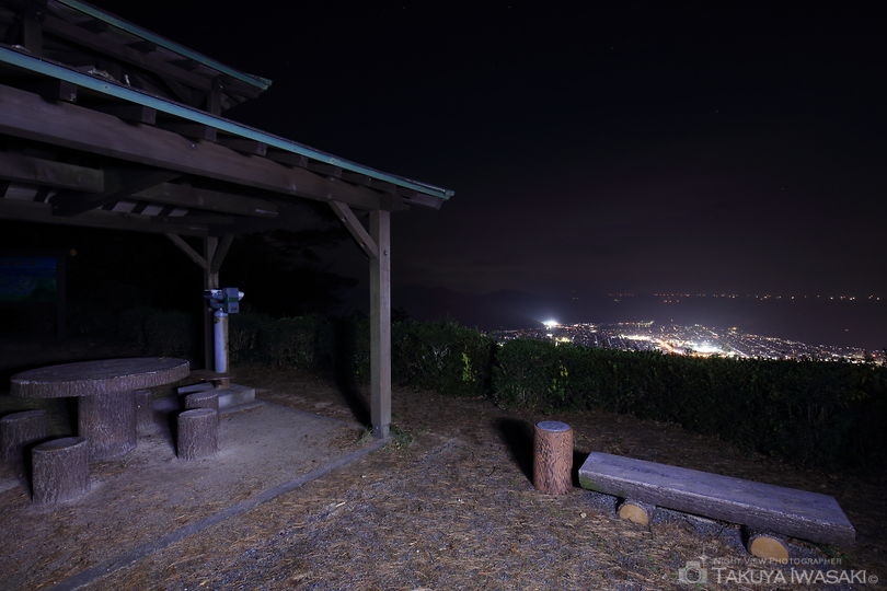 田床山の夜景スポット写真（3）