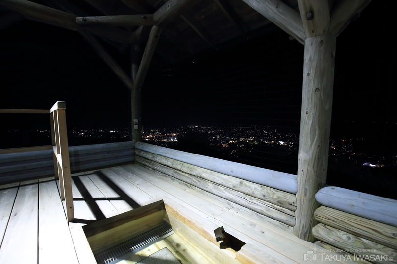 奥萩展望台　萩本陣旅館の夜景スポット写真（2）