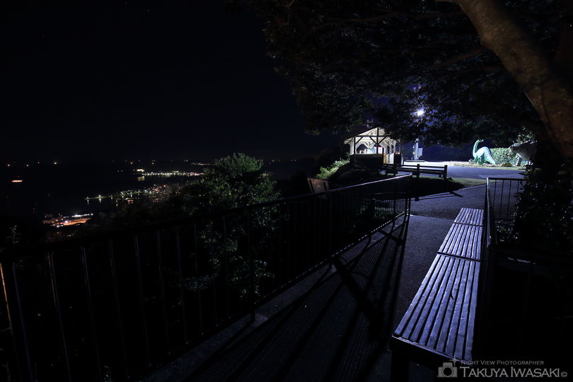 奥萩展望台　萩本陣旅館の夜景スポット写真（3）