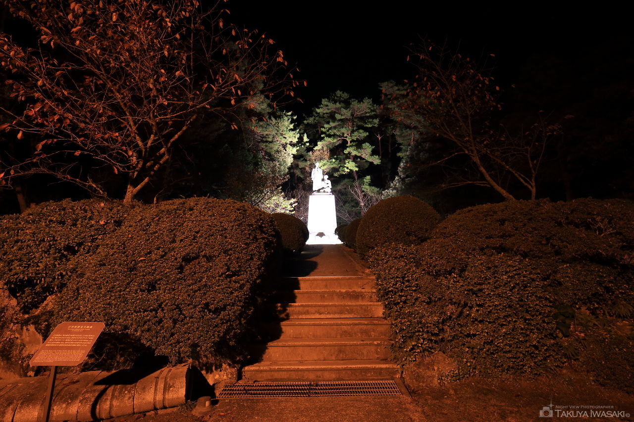 吉田松陰誕生地の夜景スポット写真（3）