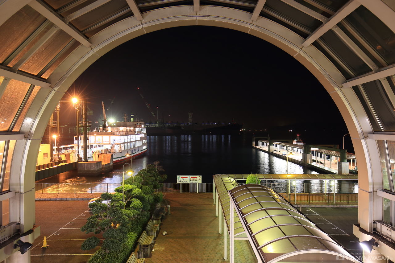 呉中央桟橋ターミナルの夜景スポット写真（4）