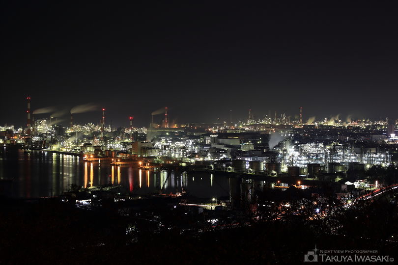 亀居公園の夜景スポット写真（1）