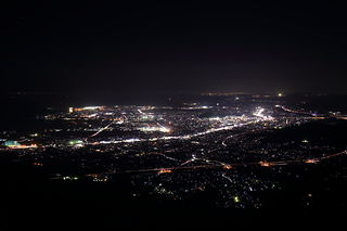 太平山山頂公園の夜景スポット写真（2）class=