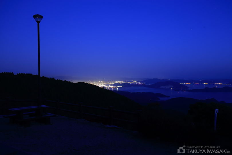 太平山山頂公園の夜景スポット写真（3）