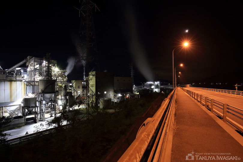 港大橋の夜景スポット写真（3）