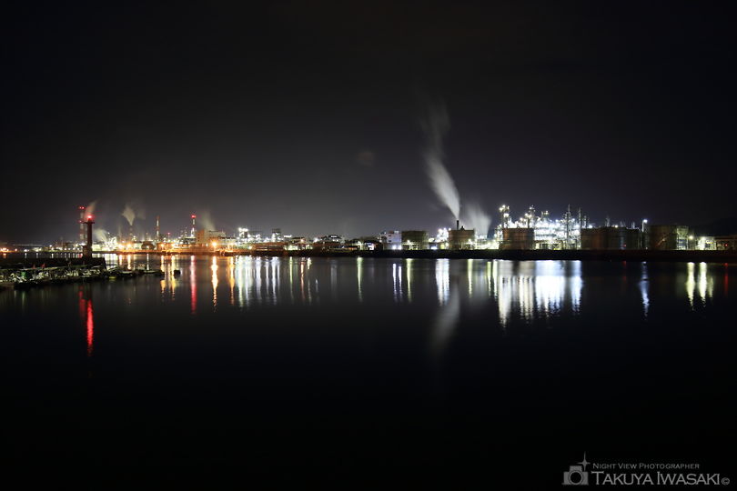 小方港の夜景スポット写真（2）