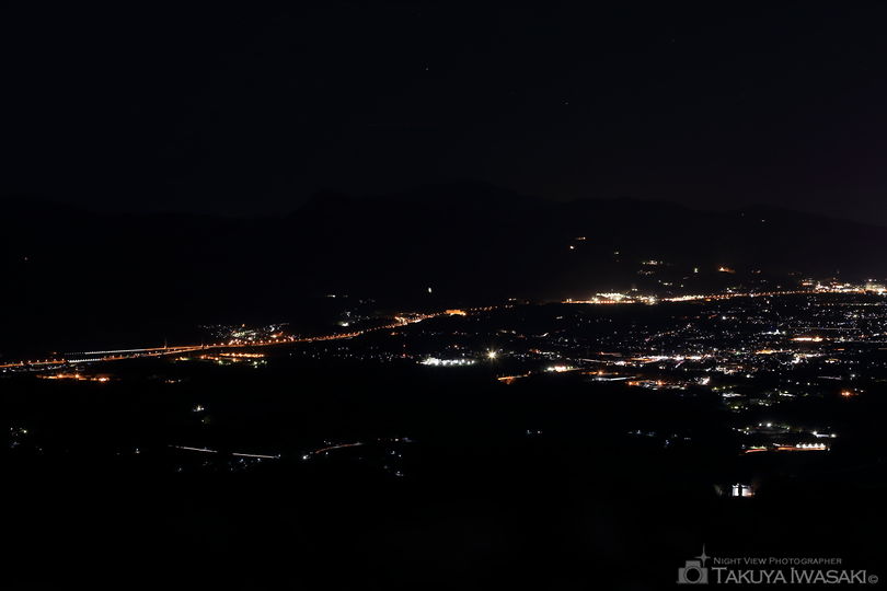 明神峠　富士箱根トレイルの夜景スポット写真（2）