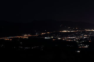 小山町方面の夜景