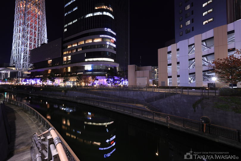 京成橋の夜景スポット写真（3）