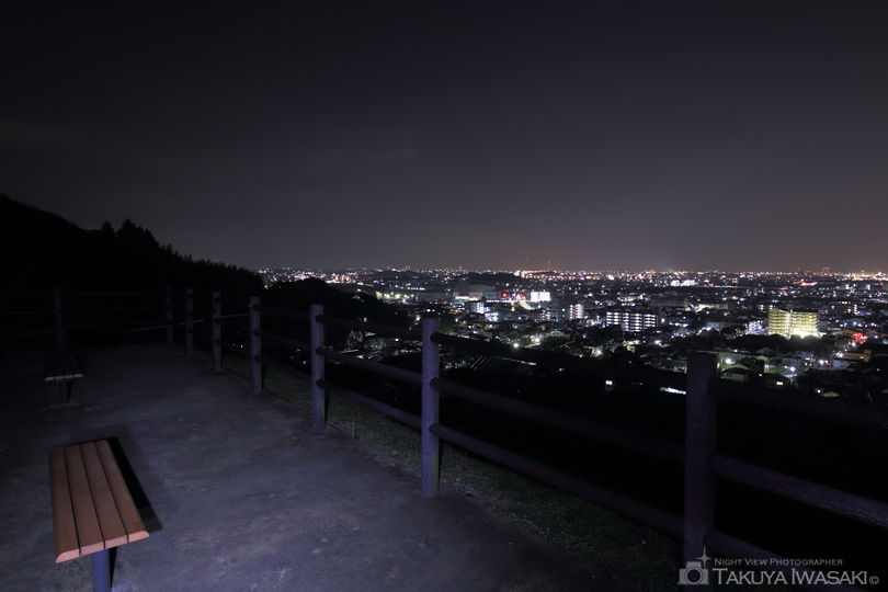 観音寺展望台の夜景スポット写真（2）