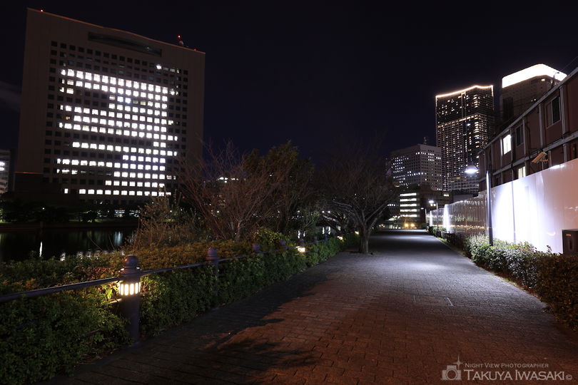 運河前遊歩道の夜景スポット写真（6）