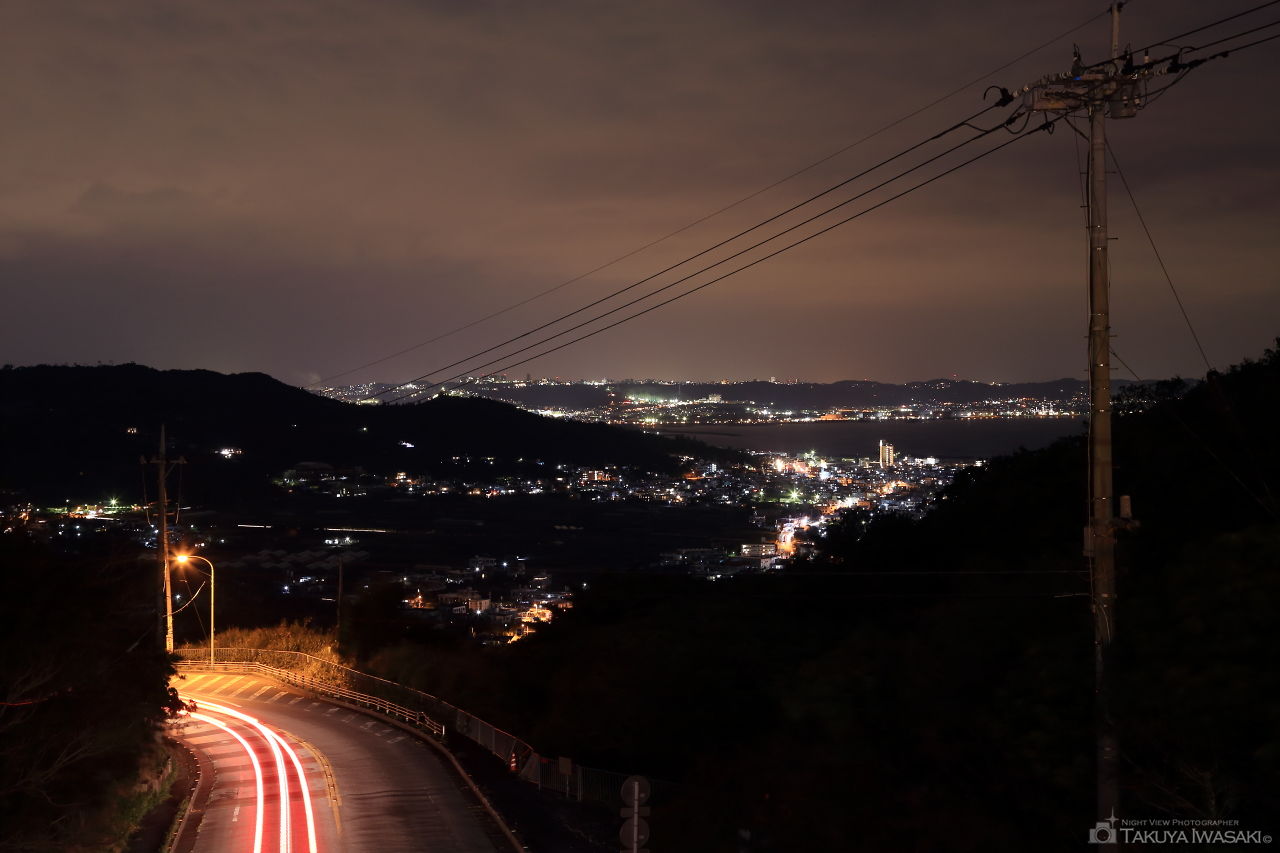 玉城那覇自転車道の夜景スポット写真（1）