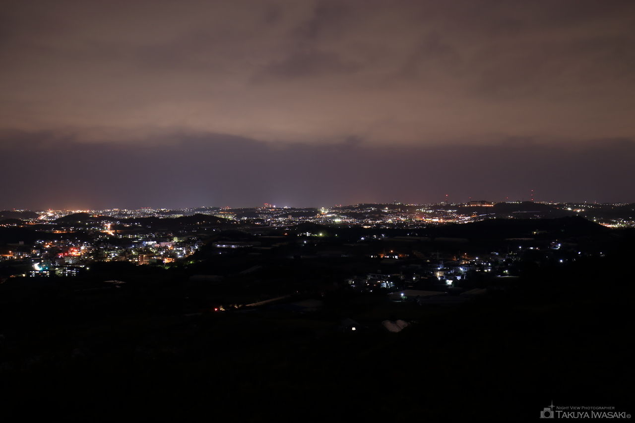 大里大城の夜景スポット写真（1）