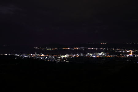 佐敷方面の夜景