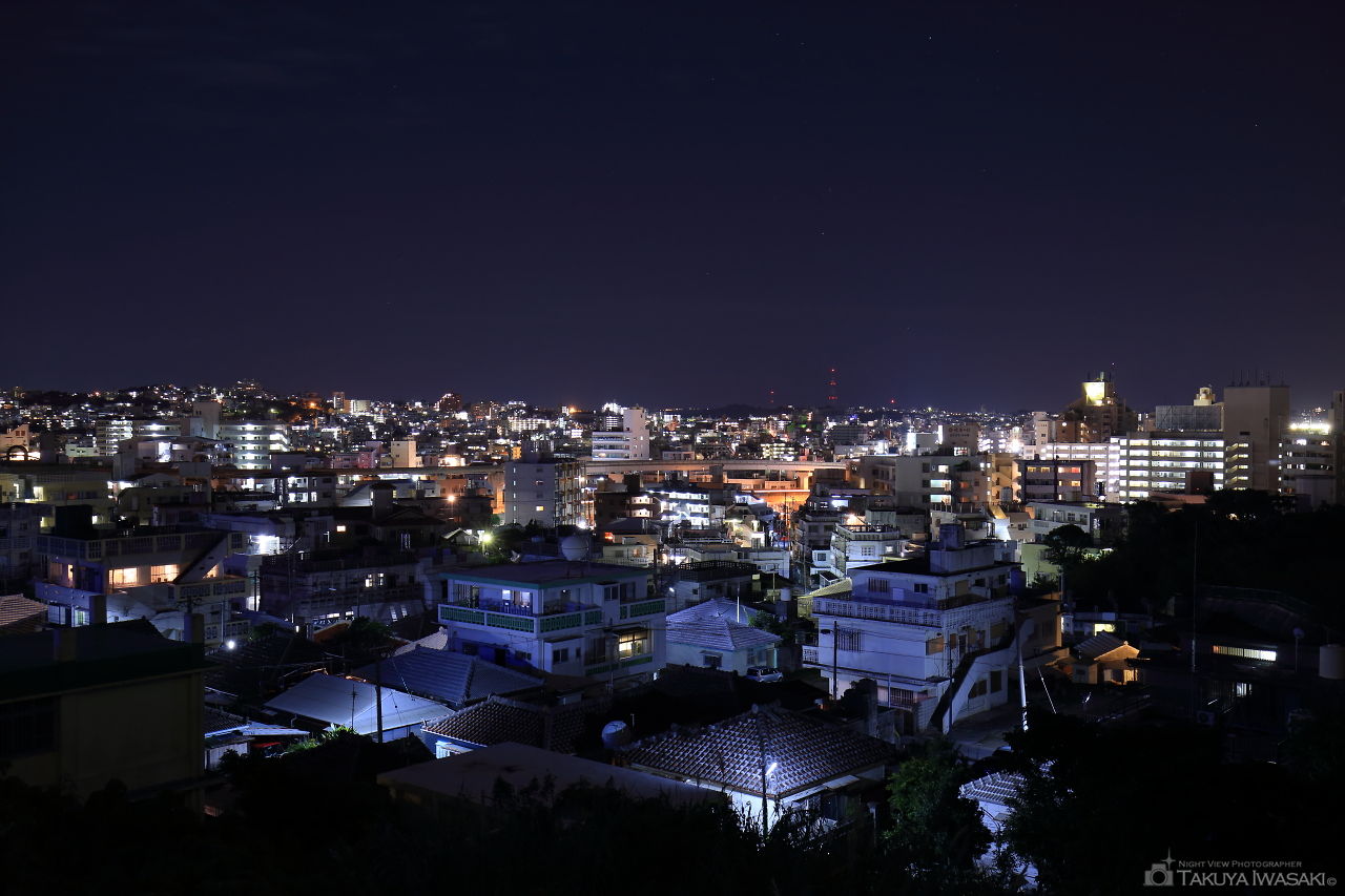 安里配水池公園の夜景スポット写真（1）