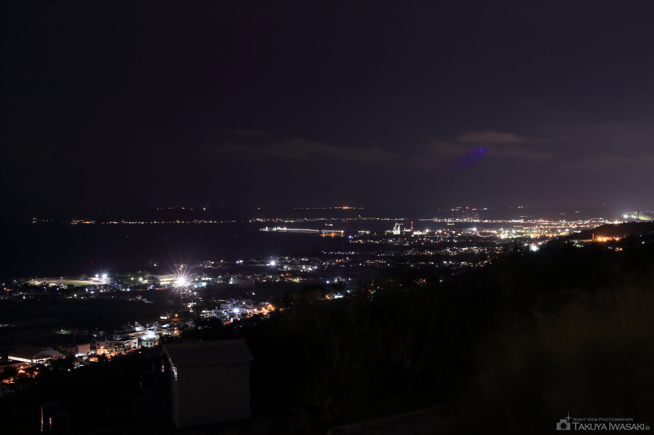 ペリーの旗立岩 付近の夜景スポット写真（1）