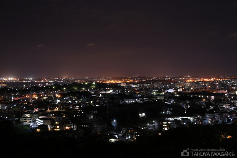 浦添城跡の夜景スポット写真（2）