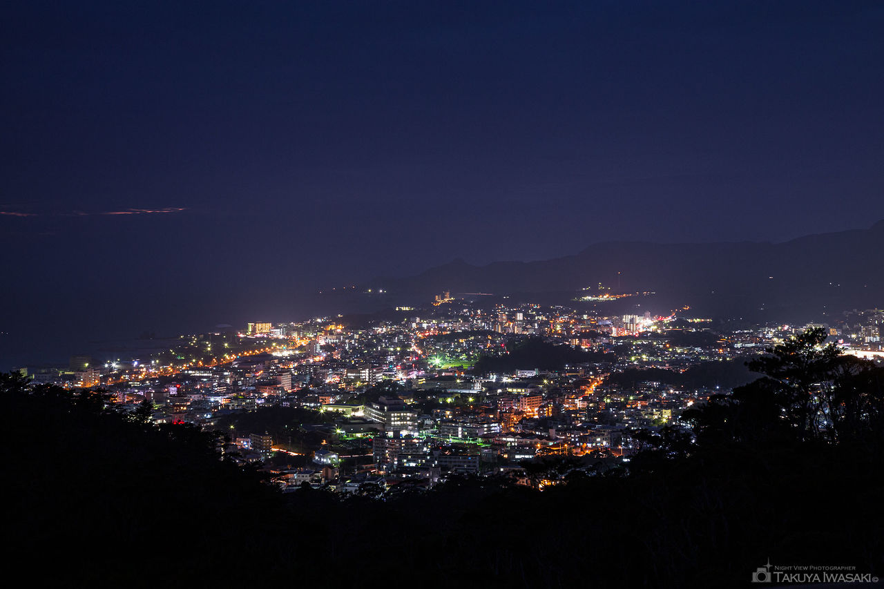 名護中央公園　天上展望台の夜景スポット写真（1）