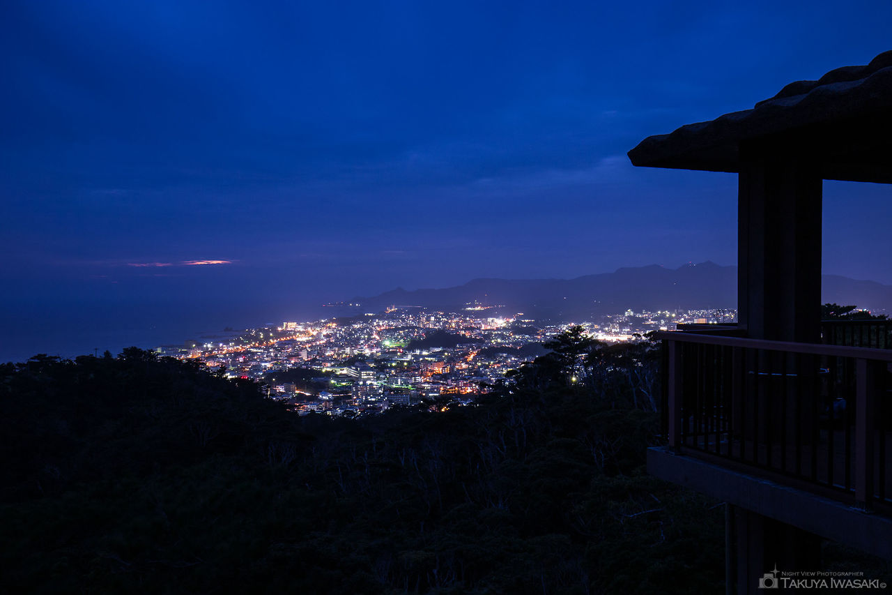 名護中央公園　天上展望台の夜景スポット写真（2）