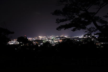 名護中央公園　ウーマク広場の夜景スポット写真（1）class=