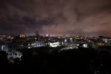 センター公園の夜景