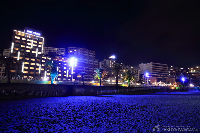 熱海サンビーチの夜景スポット写真（2）